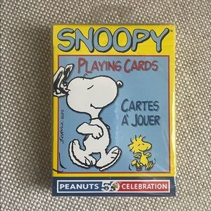 Peanuts 50 Year Celebration Snoopy Playing Cards Sealed